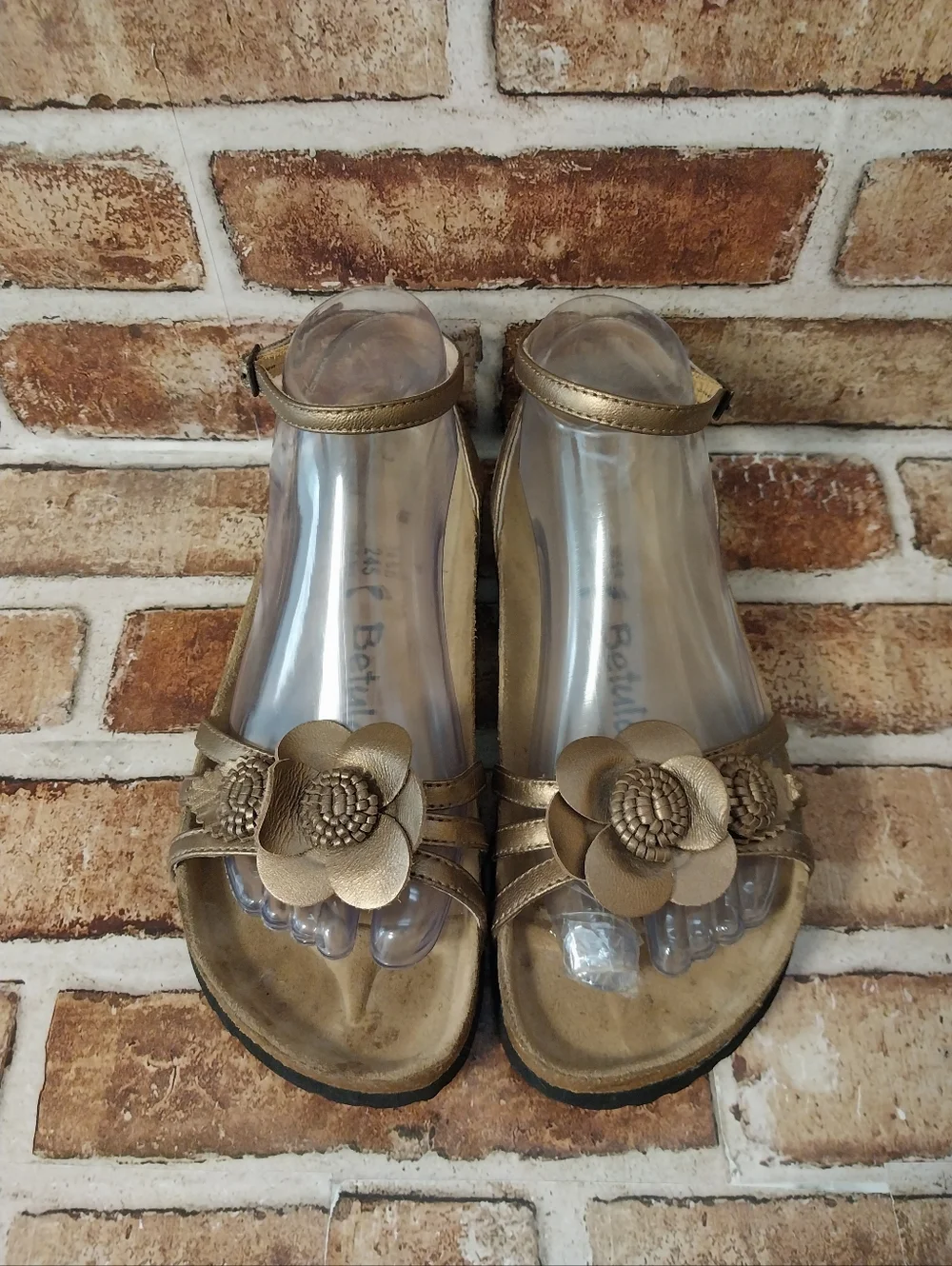 Pre-owned Betula By Birkenstock Floral Ankle Strap Sandals - Picture 3 of 10